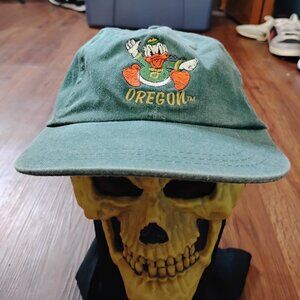 Vintage 90s Oregon Ducks Strap Hat Cap